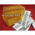 pressure sensitive hot melt adhesive for barcode labels